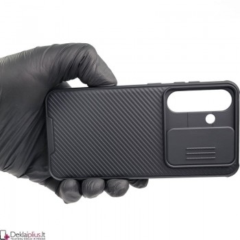 Nillkin Camshield dėklas su kameros apsauga - juodas (Samsung S24)